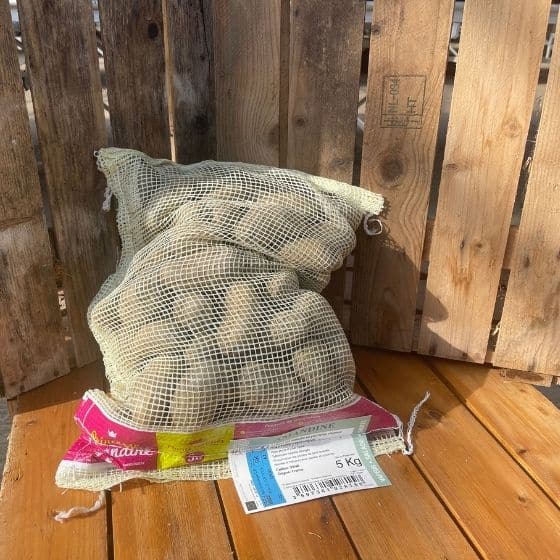Pomme de terre Amandine - Sac de 5Kg - calibre 30-40mm - Bon Plant Pomme de Terre