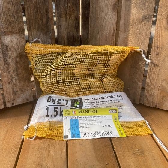 Pomme de terre Manitou - Sac de 1,5Kg - calibre 28-35mm - Bon Plant Pomme de Terre