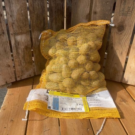 Pomme de terre Manitou - Sac de 3Kg - calibre 28-35mm - Bon Plant Pomme de Terre
