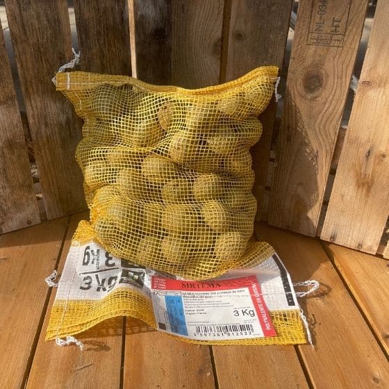 Pomme de terre Sirtema - Sac de 3Kg - calibre 35-40mm - Bon Plant Pomme de Terre
