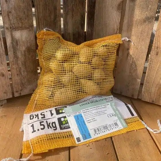 Pomme de terre Linzer Delikatess - Sac de 1,5 Kg - Calibre 32/40 mm - Bon Plant Pomme de Terre