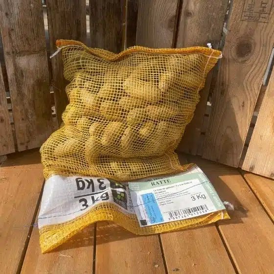 Pomme de terre Ratte - Sac de 3 Kg calibre 25-32 mm - Bon Plant Pomme de Terre