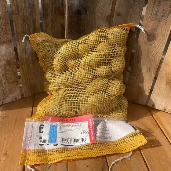 Pomme de terre Apollo - Sac de 3 Kg - Calibre 35/45 mm - Bon Plant Pomme de Terre